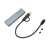 Septpenta Hard drive case PCIE, USB3.1 transfer interface 10Gbps, increased heat dissipation area Extended life, supports UASP protocol Suitable for M.2 SATA nvme 2230 2242 SSD