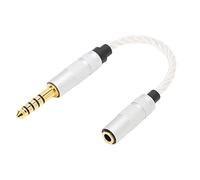 Septpenta Headphone Adapter Cable, Tpe Cover 4 Strand Stranded Cable, 4.4MM Balanced Male to 3.5MM Stereo Female Adapter Cable for NW ZX507 DMP Z1 NW ZX300a NW WM1z