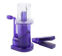 Septpenta Knitting Machine, Manual Spool Knitter, Blue Sewing Tool Knitting, Mill Machine Mini Hand Operated Weaver Knitting for DIY Knitting Spiral Coil Knots, Fishtail Button Knots