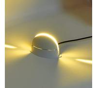 Septpenta LED Window Sill Light, 180° luminous design, mild without dazzling, warm and romantic, adding artistic feeling, Semicircular Wall Light for courtyard, kitchen, hallway(Warm light)