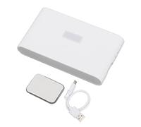 Septpenta Motion Sensor Night Light, 0.2W 2700K Warm White USB Motion Sensor Light with 400mAh Lithium Battery, Double Sided Lighting Design, Soft Light, Can Adjust the Direction Of 360 Degrees