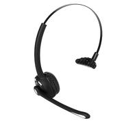 Septpenta Phone Headset, 10 Meters/32.8 Feet Long Range Calling Bluetooth Telephone, Headset Single Ear HD Adjustable Mic Wireless Business Headphone for Call Center Work, Online Gaming, Meetings