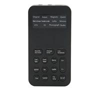 Septpenta Portable Voice Changer, 8 Kinds Of Sound Effects, Cool Light Sound Board, Handheld Voice Disguiser/Modulator, Plug and Play, for PS4/PC/Cell Phone/Laptop