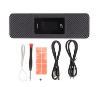 Septpenta SSD Enclosure, Aluminum M.2 Nvme Sata SSD Enclosure Adapter, SB3.2 GEN2 Smart Display Free External Hard Drive Enclosure for Nvme 2280 Sata