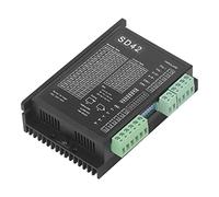 Septpenta Stepper Motor Driver, ABS and Aluminum Material, High Adhesion Self-Protection, High Torque Low Thermal Noise, DC20-50V 1.0-4.2A, CNC Stepper Motor Driver