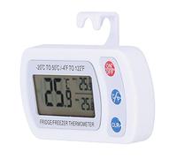 Septpenta TS-BY53 Waterproof Refrigerator Thermometer, LCD Screen Directly Read Maximum/Minimum Temperature Hook Thermometer, IPX3 Waterproof Hanging Tyge -20~50℃ for Refrigerators