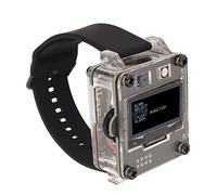 Septpenta WIFI Deauther Watch, Buzzer Function, for WIFI Network Security Test, Transparent Box and Soft Silicone Band Wrapped Rtc RUN, Wearable Watch Attack Test Tool