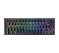 Septpenta Wired Mechanical Keyboards, 68 Keys USB Type C Connection Compact Gaming Keyboard, Fast Stable Transmission Dynamic RGB Backlit for Win System for OS X System for Computer