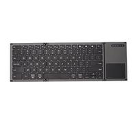Septpenta Wireless Keyboard 78 Keys with Touchpad, BT5.1 Operate Simple Folding Design Ergonomics Ultra Thin Keyboard, Fast Comfortable Typing for Android for OS X for Windows