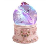 Septwonder Ballet Dancer Snow Globe Gift, Classic Style, Clear Color, Music Box with LED Lights, Dancing Ballerina, Perfect for Ballet Lovers