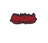 Sepultura Red Metal Band Patch Badge Embroidered Iron on Applique Patch Accessory