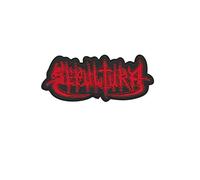 Sepultura Red Metal Band Patch Badge Embroidered Iron on Applique Souvenir Accessory