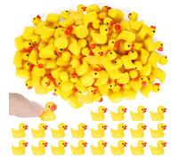SEPVEL 42 Pcs Mini Ducks, Yellow Resin Ducks and Figures Miniature Tiny Ducks for Decoration Miniature Garden Landscape Gardens, Bonsai, Hidden Game, Fish Tanks and Aquariums
