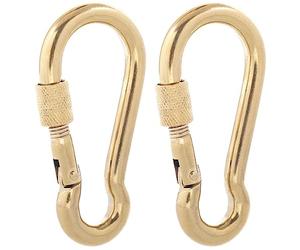 SEPWIK 316 Stainless Steel Carabiner Clips, Heavy Duty Carabiner Hooks, Keychain Carabiners, Multi-Purpose Spring Snap Hook for Dog Leash, Outdoor Camping, Swing, Hammock
