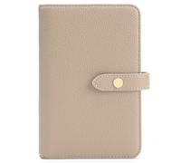 SEPWIK Passport Holder Cover PU Leather Travel Wallet Case RFID Blocking Travel Document Organizer for Women and Men Scandihome Series, White, Compact