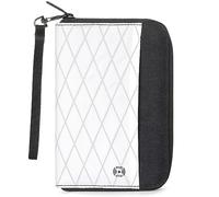 SEPWIK Travel Passport Wallet RFID Family Passport Holder with Hand Strap, Waterproof Travel Document Organizer for Credit Card, Boarding Pass, ID, Money, Flight Tickets OCE Gear Series White