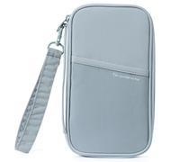 SEPWIK Travel Passport Wallet RFID Family Passport Holder with Hand Strap, Waterproof Travel Document Organizer for Credit Card, Boarding Pass, ID, Money, Flight Tickets Scandihome Series