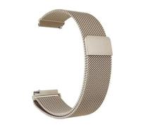 SEQLTWFC 20/22mm Magnetic Milanese Strap Compatible With Samsung Galaxy Watch 7 6 5 4 40 44mm Gear S3 Stainless Steel Band Compatible With Huawei 4 GT3 Bracelet(Retro Gold,20MM)