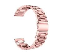 SEQLTWFC 20/22mm Starlight Stainless Steel Watch Band Strap Compatible With Samsung Galaxy Watch 3 4 5 Pro 40mm 44mm 42mm 46mm Active2(Pink,20mm)