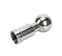SEQLTWFC 3/8'' 1/2'' 3/4'' 1'' 2'' BSP Female Threaded Tank Cleaning Rotating CIP Spray Ball SS304 Stainless Steel(1")