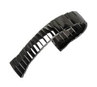 SEQLTWFC Ceramic Watch Strap Compatible With Rado Sintra Series Watchband Black Ceramic Bracelet Women Men 17mm 26mm(17mm)