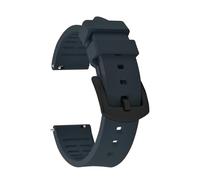 SEQLTWFC Classic Rubber Watch Strap 18/19/20/21/22/23/24mm Quick Release for Sports Watches Soft Fluoro FKM Rubber Band(FKM-Blue 2,23mm)