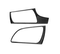 SEQLTWFC Compatible With Audi A6 S6 C7 A7 S7 4G8 2012-2018 Center Console Air Vent Outlet Decoration Cover Trim Car Interior Accessories Carbon Fiber(Left-hand drive)