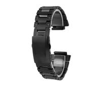 SEQLTWFC Compatible With Casio Watch DW-5600 GW-B5600 GW-M5610 Mod Kit Titanium Case+strap Compatible With 5600 5610 Metal Bezel Watchband Set With Tools(Black single strap,For DW-5600)