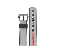 SEQLTWFC Compatible With Panerai SUBMERSIBLE Band Luna Rossa PAM1466 PAM1391 PAM1565 Bracelet Rubber Strap 22MM 26mm Men's 24mm Watch Band Waterproof(Grey-black,22mm-width)
