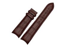 SEQLTWFC Genuine Leather Watchband Watch Strap Compatible With 1853 Tissot COUTURIER T035 T035617 627 T035439 Men Band 22mm 23mm 24mm Folding Buckle(Brown-no buckle,22mm)
