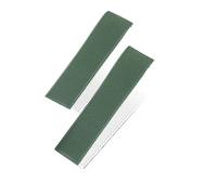 SEQLTWFC Silicone Fluorous Rubber Watchband 21mm Compatible With Longines hydroconquest L3 Conquest Sports Diving Watch Strap Black new(Green-No buckle)