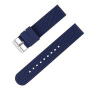 SEQLTWFC Silicone Watch Band Wrist Bracelet Quick Release Rubber Watch Strap 18mm 20mm 22mm 24mm Strap Watch Replacement Watchband(Dark Blue,20mm)
