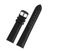 SEQLTWFC White Pink Blue Black Cowhide Watch Strap Compatible With VERSACE VBQ050017 VBP040017 Watchband 14mm 16mm 18mm 20mm With Women's Watch Belt(Black-black,12mm)