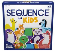 SEQUENCE for Kids - The 'No Reading Required' Strategy Game by Jax, Multi Color, 11 inches (2-4 players)