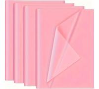 SEQUENTIAL 10 Sheets Baby Pink Tissue Paper, Each Sheet 75 x 50cm for use in Arts and Crafts, Gift Wrapping - Acid Free and Biodegradable