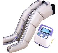Sequential Air Compression Leg Massager with Knee Heating - Full Leg Boot Wraps for Calf Thigh Massage, Improves Circulation, Reduces Swelling, Relieves Muscle Pain and Restless Legs