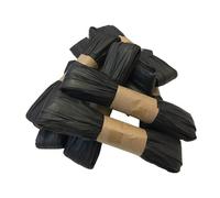 SEQUENTIAL Black Raffia Paper Ribbon 10m Bundle, for Arts and Crafts, Gifts, Favours, Flowers, Scrapbooks, DIY, Gift Box Packing