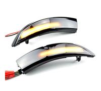 Sequential Blinker Light Car Rearview Mirror Indicator Light Flashing Dynamic Turn Signal Mirrors Lamp Compatible With For Fiesta 2008-2017(Yellow)
