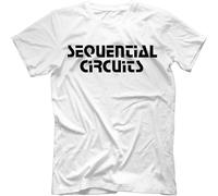 Sequential Circuits T Shirt 100% Cotton Retro Synth Pro One Prophet 5 10 White XL