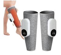 Sequential Compression Device for Legs with 3 Intensities, 3 Modes, Leg Compression Massager for Circulation Adjustable Size Compression Machine for Legs Easy to use, Muscle Relaxation,Gray