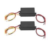 Sequential Dynamic Tail Light Control Module for Universal Cars, Converts Standard Flashing Action to Continuous Illumination, 3-Step Control, for Front & Rear Turn Signals (DC12V)