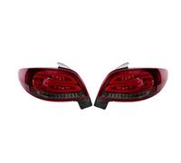 Sequential Indicator 2pcs Led Tail Lights For Peugeot 206 2004-2008 Car Light Assembly Rear Lamp Drl Brake Reverse Fog(Red)