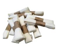 SEQUENTIAL Ivory Raffia Paper Ribbon 10m Bundle, for Arts and Crafts, Gifts, Favours, Flowers, Scrapbooks, DIY, Gift Box Packing