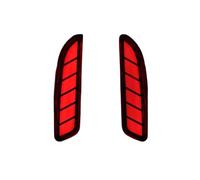 Sequential lights For Toyota For Corolla Cross 2020 2021 LED Rear Bumper Reflector Light Car Strop Brake Warning Start-up Dynamic Turn Signal Lamp 12V(Pattern B)
