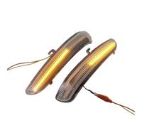 Sequential Repeater Lights 1607512680 Dynamic LED Side Mirror Blinker Lights Turn Signal Indicator Lamps For Vauxhall For Corsa F with Bulb Wing Door Mirror Models 19-21 Dynamic Turn Indicator Lights(