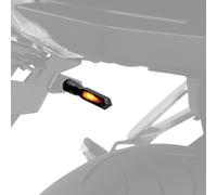 Sequential turn signal for motorcycle taac fr04 7 smoky-black leds (m8 - length
