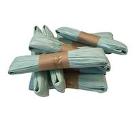 SEQUENTIAL Turquoise Raffia Paper Ribbon 10m Bundle, for Arts and Crafts, Gifts, Favours, Flowers, Scrapbooks, DIY, Gift Box Packing