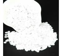 Sequin 3mm 4mm 5mm 6mm Flat Sequin Round Loose Sequins for Crafts Paillette Sewing Garment Bags Shoes DIY Accessories 10g-white-4mm 10g 2000pcs