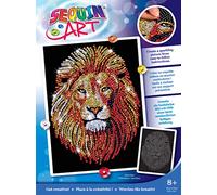 Sequin Art 1207 Lion Craft Project From The Blue Range 28 x 37 Centimetres