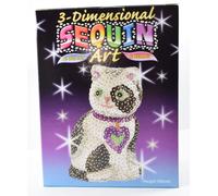 Sequin Art 3D - Polystyrene shapes to decorate with colourful sequins - Multibuy